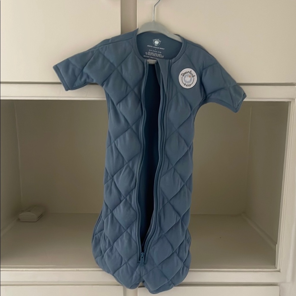 Blue Quilted Baby Sleep Sack